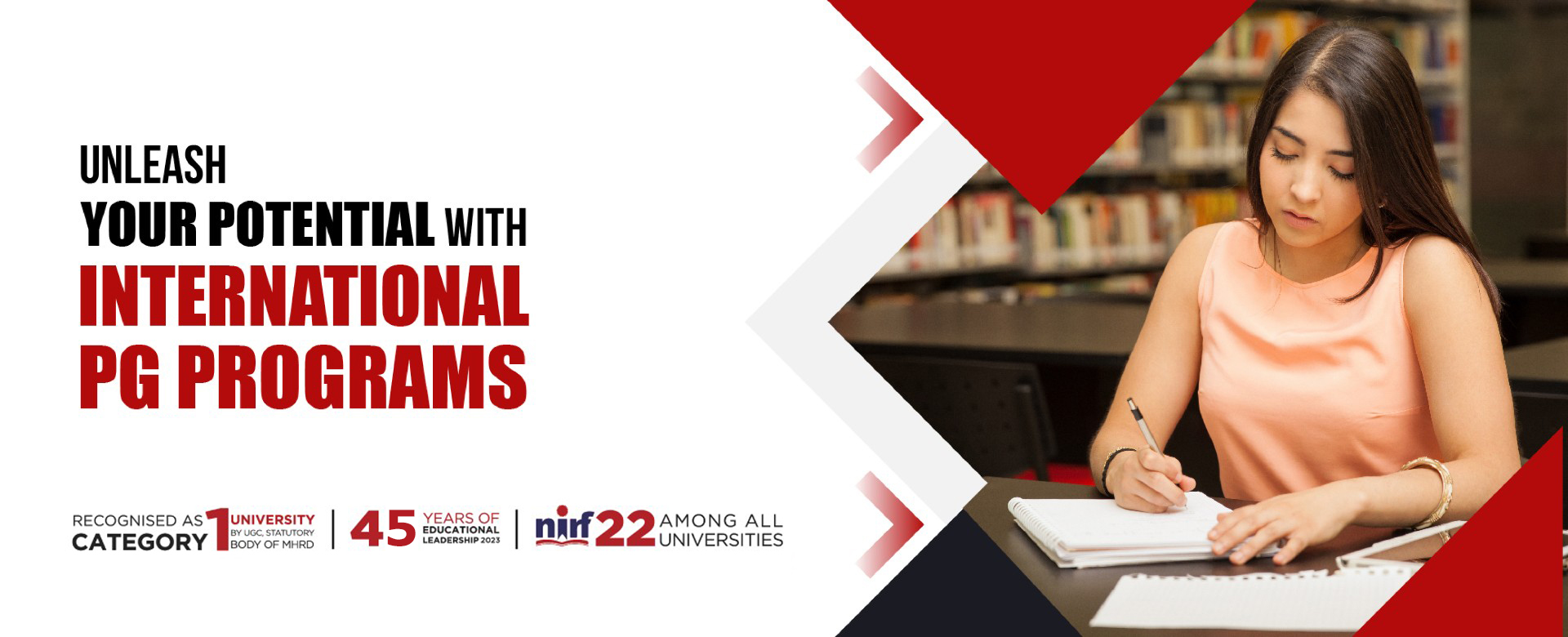 PG International admissions